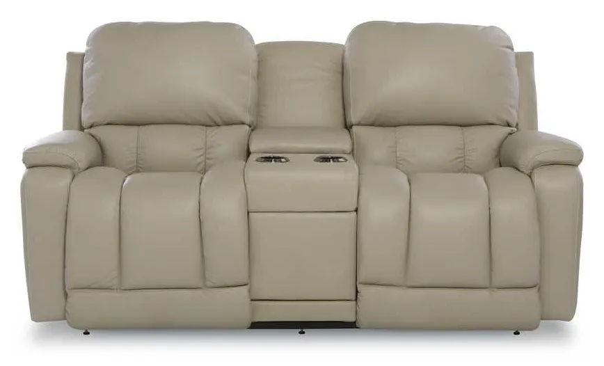 La-Z-Boy X49530 Greyson Power Reclining Loveseat w/ Headrest, Lumbar & Console La-Z-Boy X49530 Greyson Power Reclining Loveseat w/ Headrest, Lumbar & Console