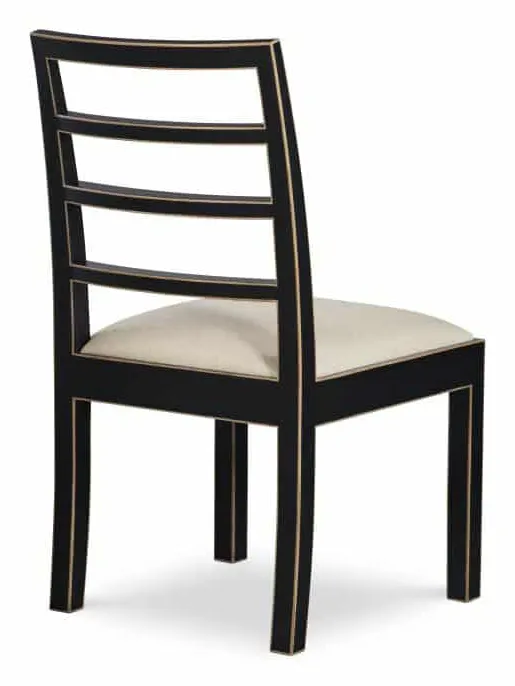 Century Furniture AE-CCU-3164S-F1 Dara Side Chair Black & Gold Century Furniture AE-CCU-3164S-F1 Dara Side Chair Black & Gold