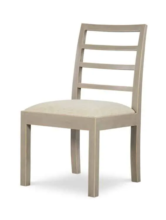 Century Furniture AE-CCU-3164S-F2 Dara Side Chair Modern French Grey & Taupe