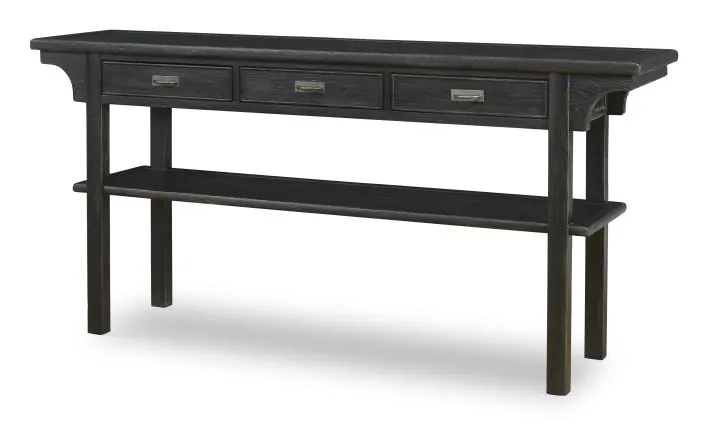 Century Furniture B2B-725 Tyson Console Black Rustic Century Furniture B2B-725 Tyson Console Black Rustic