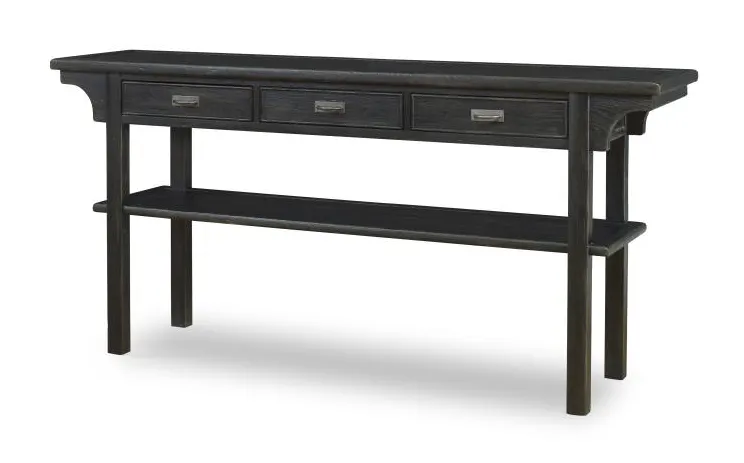 Century Furniture B2B-725 Tyson Console Black Rustic Century Furniture B2B-725 Tyson Console Black Rustic