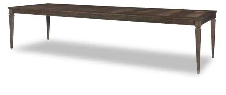 Century Furniture B2H-303 Daniel Dining Table Brown Rustic