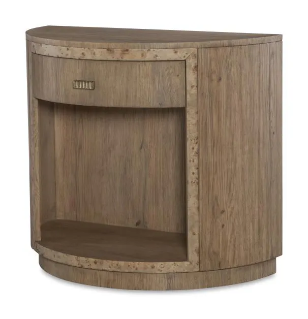 Century Furniture CBA-221-V1 Monterey Demilune Nightstand Hawthorne Light Century Furniture CBA-221-V1 Monterey Demilune Nightstand Hawthorne Light