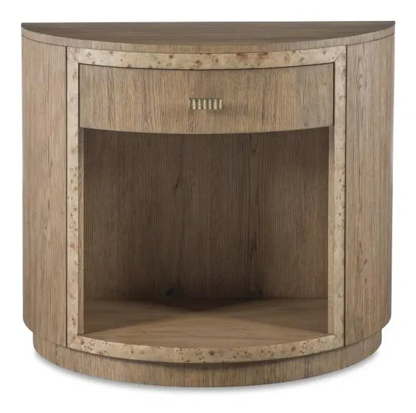 Century Furniture CBA-221-V1 Monterey Demilune Nightstand Hawthorne Light Century Furniture CBA-221-V1 Monterey Demilune Nightstand Hawthorne Light
