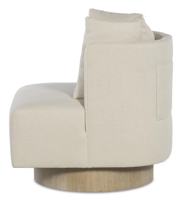 Century Furniture CC9-3186-8 Riposo Swivel Chair Oak Base Century Furniture CC9-3186-8 Riposo Swivel Chair Oak Base