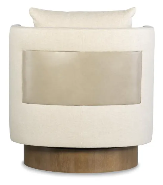 Century Furniture CC9-3214-8 Riposo Swivel Chair Single Back Oak Base Century Furniture CC9-3214-8 Riposo Swivel Chair Single Back Oak Base