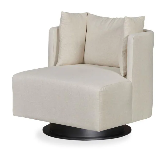 Century Furniture CCU-3186-8-F1 Riposo Swivel Chair Metal Base Century Furniture CCU-3186-8-F1 Riposo Swivel Chair Metal Base