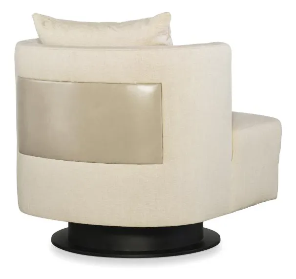 Century Furniture CCU-3214-8-F1 Riposo Swivel Chair Single Back Metal Base Century Furniture CCU-3214-8-F1 Riposo Swivel Chair Single Back Metal Base