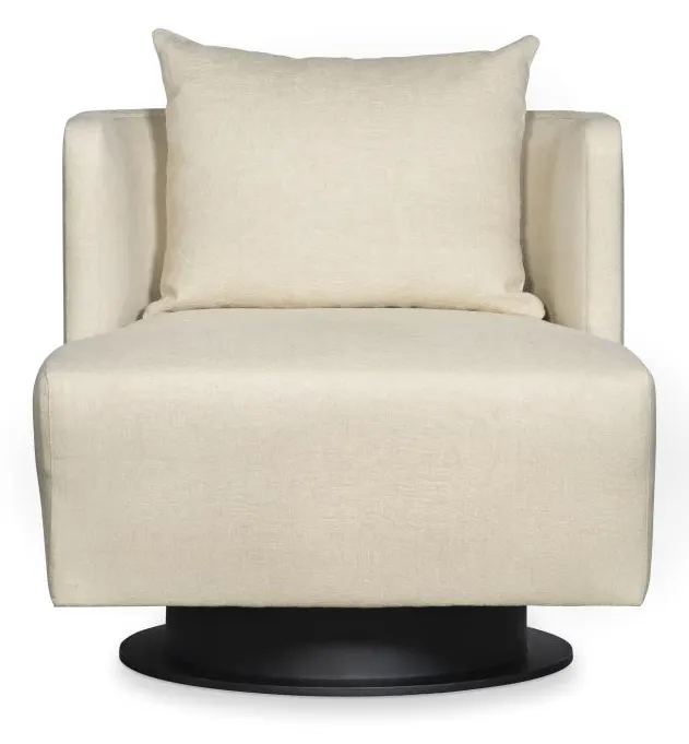 Century Furniture CCU-3214-8-F1 Riposo Swivel Chair Single Back Metal Base Century Furniture CCU-3214-8-F1 Riposo Swivel Chair Single Back Metal Base