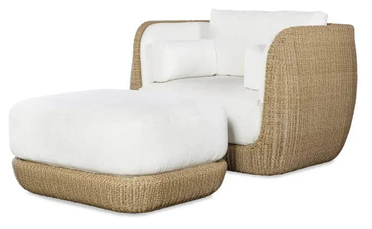 Century Furniture D8U-3031-F2 Soverato Outdoor Swivel Lounge Chair Natural Century Furniture D8U-3031-F2 Soverato Outdoor Swivel Lounge Chair Natural