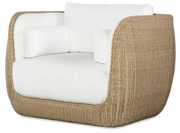 Century Furniture D8U-3031-F2 Soverato Outdoor Swivel Lounge Chair Natural