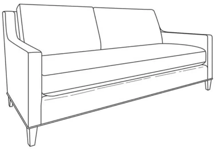 Century Furniture ES9-1339-3 Savannah Apt Sofa Century Furniture ES9-1339-3 Savannah Apt Sofa