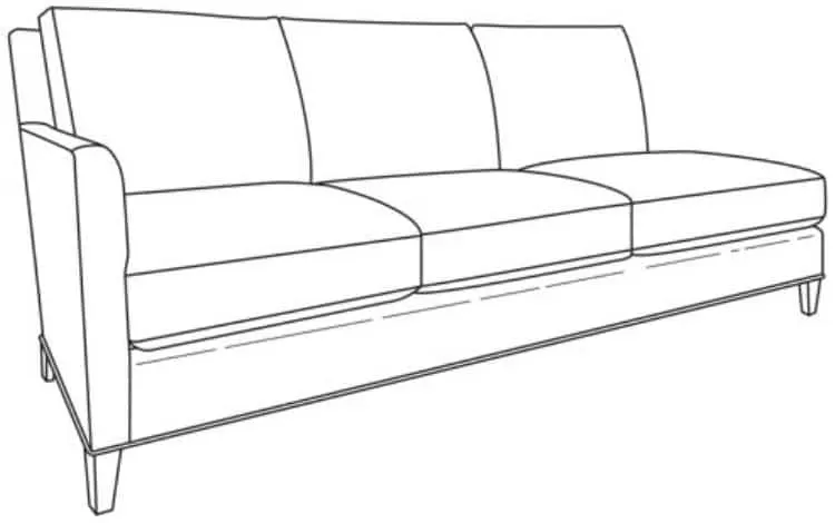 Century Furniture ES9-1340-42 Jordan LAF Sofa Century Furniture ES9-1340-42 Jordan LAF Sofa