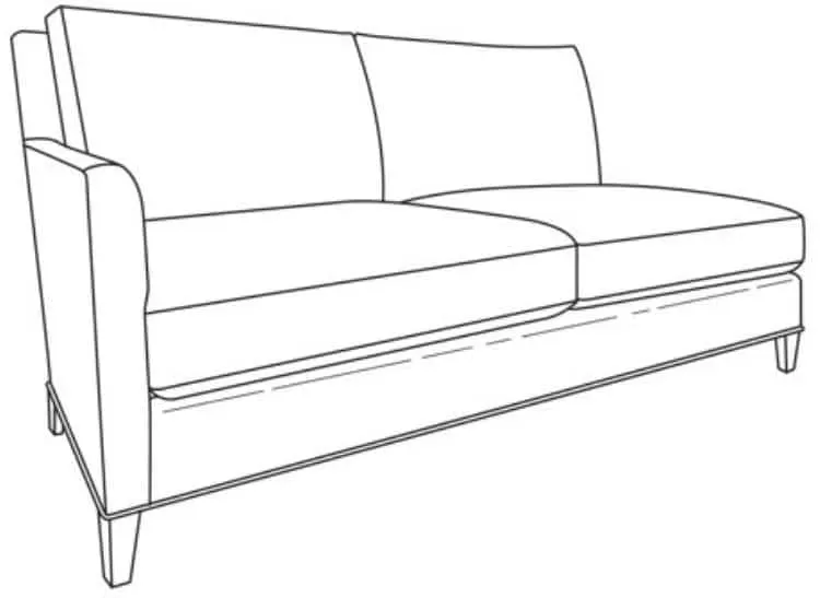 Century Furniture ES9-1340-62 Jordan LAF Love Seat Century Furniture ES9-1340-62 Jordan LAF Love Seat