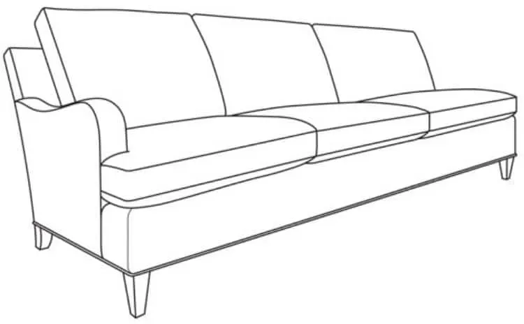 Century Furniture ES9-1342-42 Logan LAF Sofa Century Furniture ES9-1342-42 Logan LAF Sofa