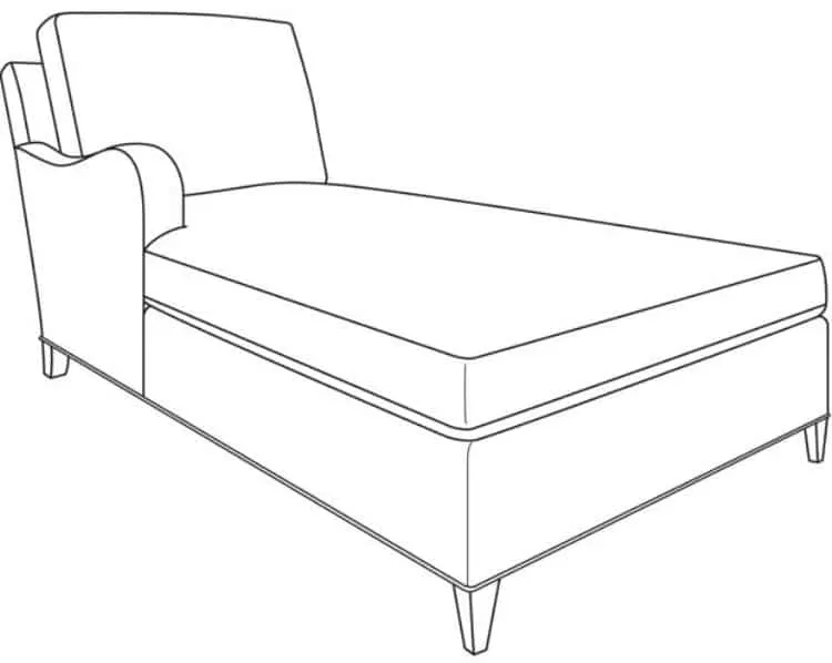Century Furniture ES9-1342-81 Logan LAF Chaise Century Furniture ES9-1342-81 Logan LAF Chaise
