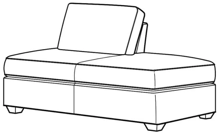 Century Furniture LR-7600-11R Leatherstone Configurable RAF Bumper Chair Century Furniture LR-7600-11R Leatherstone Configurable RAF Bumper Chair