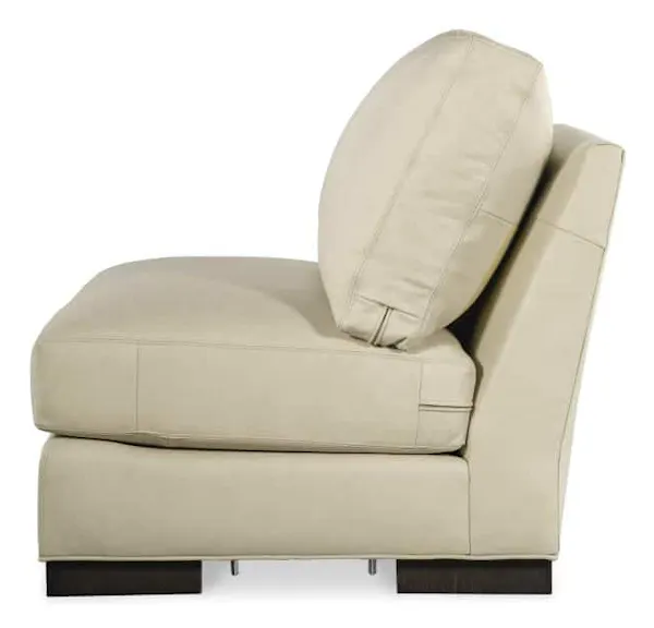 Century Furniture LR-7600-11X Leatherstone Armless Chair N Half Century Furniture LR-7600-11X Leatherstone Armless Chair N Half