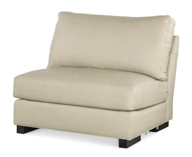 Century Furniture LR-7600-11X Leatherstone Armless Chair N Half Century Furniture LR-7600-11X Leatherstone Armless Chair N Half