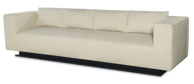 Century Furniture LTU-1081-1-F1 Tatami Large Quilted Sofa Metal Base Century Furniture LTU-1081-1-F1 Tatami Large Quilted Sofa Metal Base