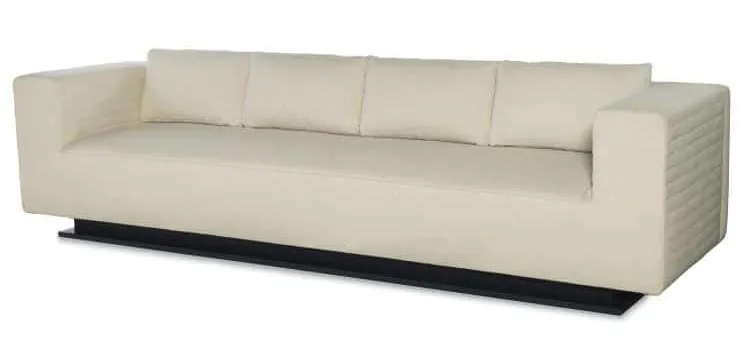 Century Furniture LTU-1081-1-F1 Tatami Large Quilted Sofa Metal Base Century Furniture LTU-1081-1-F1 Tatami Large Quilted Sofa Metal Base