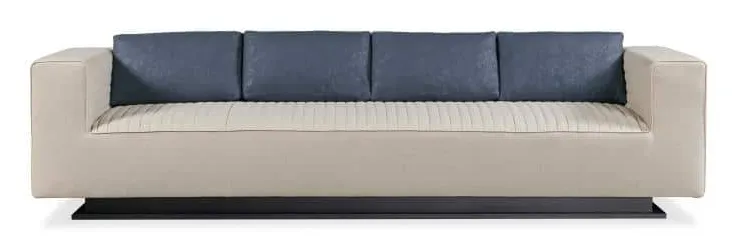 Century Furniture LTU-1081-1-F1 Tatami Large Quilted Sofa Metal Base Century Furniture LTU-1081-1-F1 Tatami Large Quilted Sofa Metal Base
