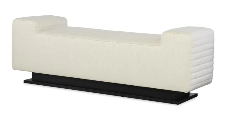 Century Furniture LTU-1081-17-F1 Tatami Quilted Bench Metal Base Century Furniture LTU-1081-17-F1 Tatami Quilted Bench Metal Base