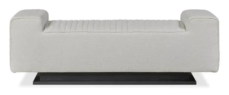 Century Furniture LTU-1081-17-F1 Tatami Quilted Bench Metal Base Century Furniture LTU-1081-17-F1 Tatami Quilted Bench Metal Base