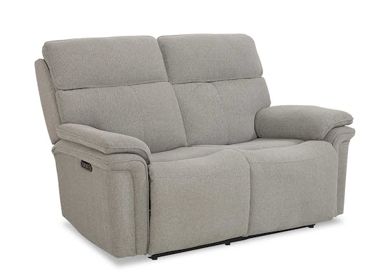 Bassett Club Level 3534-P42F Andre Power Reclining Loveseat with Center Console Bassett Club Level 3534-P42F Andre Power Reclining Loveseat with Center Console