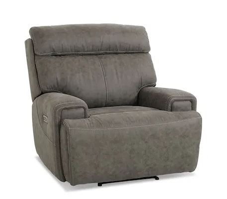 Bassett Club Level 3535-P0S Nathan Power Glider Wall Recliner - Nathan Shadow Bassett Club Level 3535-P0S Nathan Power Glider Wall Recliner - Nathan Shadow