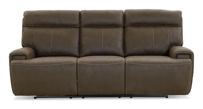 Bassett Club Level 3535-P62J Nathan Power Reclining Sofa - Nathan Java Bassett Club Level 3535-P62J Nathan Power Reclining Sofa - Nathan Java