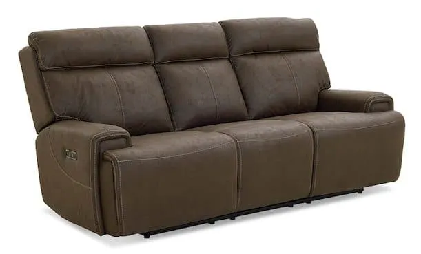 Bassett Club Level 3535-P62J Nathan Power Reclining Sofa – Nathan Java
