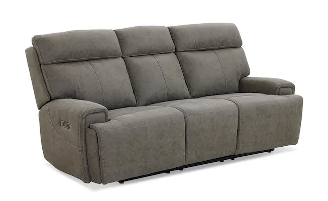 Bassett Club Level 3535-P62S Nathan Power Reclining Sofa - Nathan Shadow Bassett Club Level 3535-P62S Nathan Power Reclining Sofa - Nathan Shadow