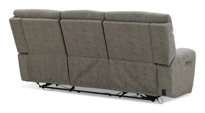 Bassett Club Level 3535-P62S Nathan Power Reclining Sofa - Nathan Shadow Bassett Club Level 3535-P62S Nathan Power Reclining Sofa - Nathan Shadow