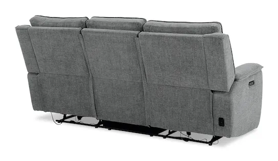 Bassett Club Level 3537-P62F Calvin Power Reclining Sofa - Calvin Forest Bassett Club Level 3537-P62F Calvin Power Reclining Sofa - Calvin Forest