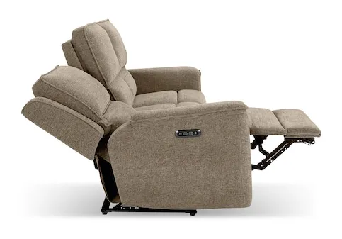 Bassett Club Level 3537-P62P Calvin Power Reclining Sofa - Calvin Pecan Bassett Club Level 3537-P62P Calvin Power Reclining Sofa - Calvin Pecan