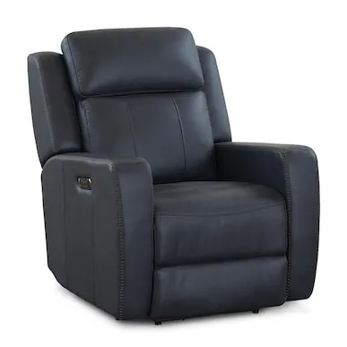 Bassett Club Level 3752-P0S Norwood Leather Zero Gravity Power Glider Recliner - Norwood Slate Bassett Club Level 3752-P0S Norwood Leather Zero Gravity Power Glider Recliner - Norwood Slate
