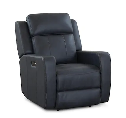 Bassett Club Level 3752-P0S Norwood Leather Zero Gravity Power Glider Recliner - Norwood Slate Bassett Club Level 3752-P0S Norwood Leather Zero Gravity Power Glider Recliner - Norwood Slate