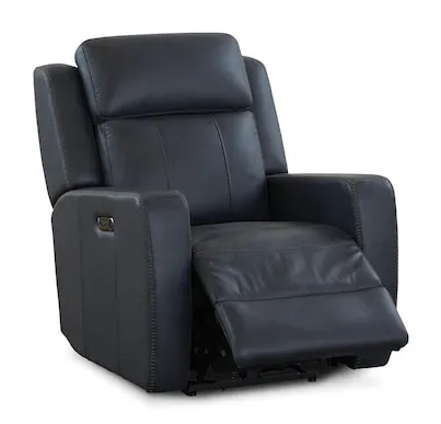 Bassett Club Level 3752-P0S Norwood Leather Zero Gravity Power Glider Recliner - Norwood Slate Bassett Club Level 3752-P0S Norwood Leather Zero Gravity Power Glider Recliner - Norwood Slate