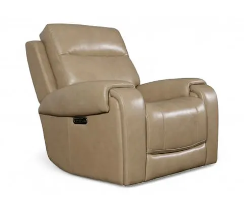 Bassett Club Level 3760-P0C Avery Leather Zero Gravity Power Recliner - Avery Champagne Bassett Club Level 3760-P0C Avery Leather Zero Gravity Power Recliner - Avery Champagne