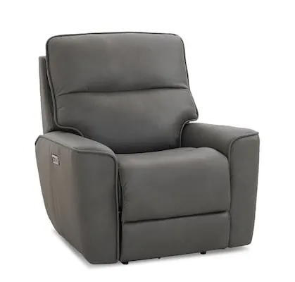 Bassett Club Level 3797-P0G Kenneth Leather Zero Gravity Power Recliner - Kenneth Gunmetal Bassett Club Level 3797-P0G Kenneth Leather Zero Gravity Power Recliner - Kenneth Gunmetal