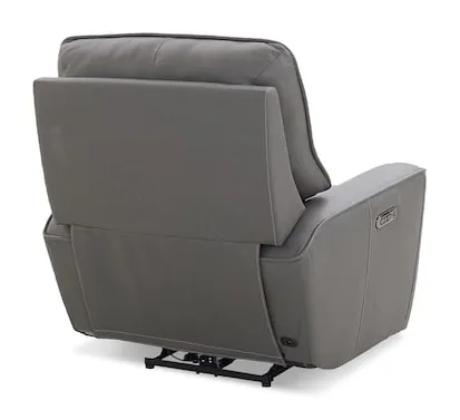 Bassett Club Level 3797-P0G Kenneth Leather Zero Gravity Power Recliner - Kenneth Gunmetal Bassett Club Level 3797-P0G Kenneth Leather Zero Gravity Power Recliner - Kenneth Gunmetal