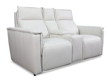 Bassett Club Level 3799-PC42V Chauncey Leather Power Reclining Loveseat with Center Console Bassett Club Level 3799-PC42V Chauncey Leather Power Reclining Loveseat with Center Console