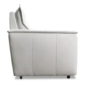 Bassett Club Level 3799-PC42V Chauncey Leather Power Reclining Loveseat with Center Console Bassett Club Level 3799-PC42V Chauncey Leather Power Reclining Loveseat with Center Console
