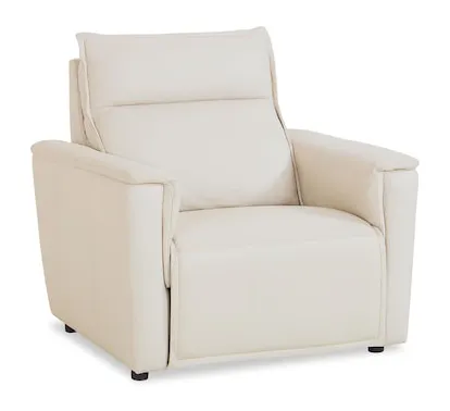 Bassett Club Level 3799-P0V Chauncey Leather Zero Gravity Power Recliner - Chauncey Vanilla Bassett Club Level 3799-P0V Chauncey Leather Zero Gravity Power Recliner - Chauncey Vanilla