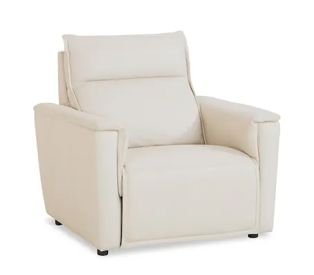 Bassett Club Level 3799-P0V Chauncey Leather Zero Gravity Power Recliner - Chauncey Vanilla Bassett Club Level 3799-P0V Chauncey Leather Zero Gravity Power Recliner - Chauncey Vanilla
