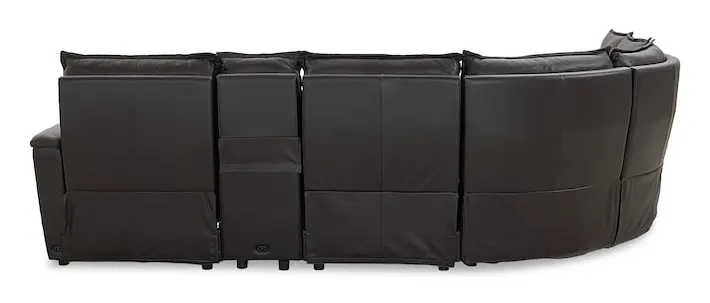 Bassett Club Level 3799-MSECTE Chauncey Leather Power Reclining Sectional - Chauncey Expresso Bassett Club Level 3799-MSECTE Chauncey Leather Power Reclining Sectional - Chauncey Expresso