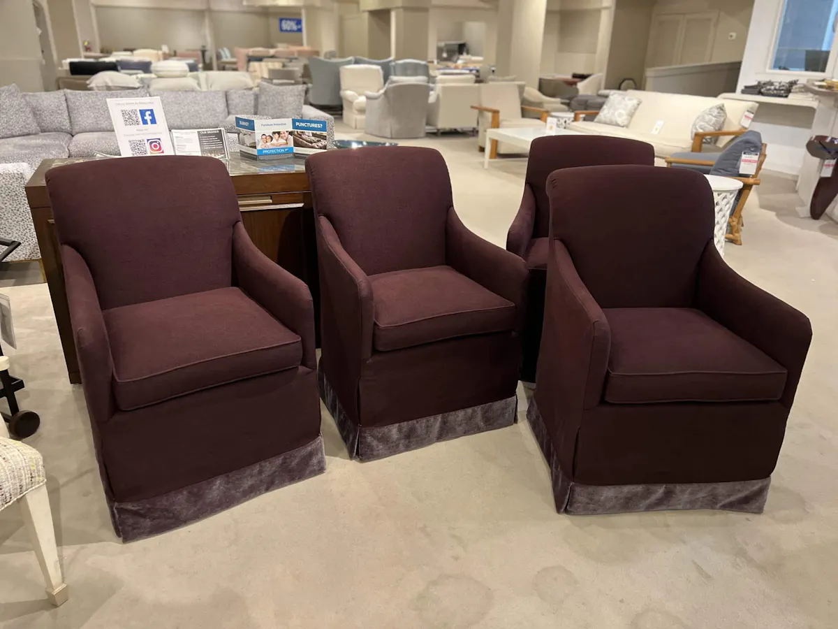 Hickory Chair HC2605-19/220 Lindsay Chair W/ Casters Hickory Chair HC2605-19/220 Lindsay Chair W/ Casters