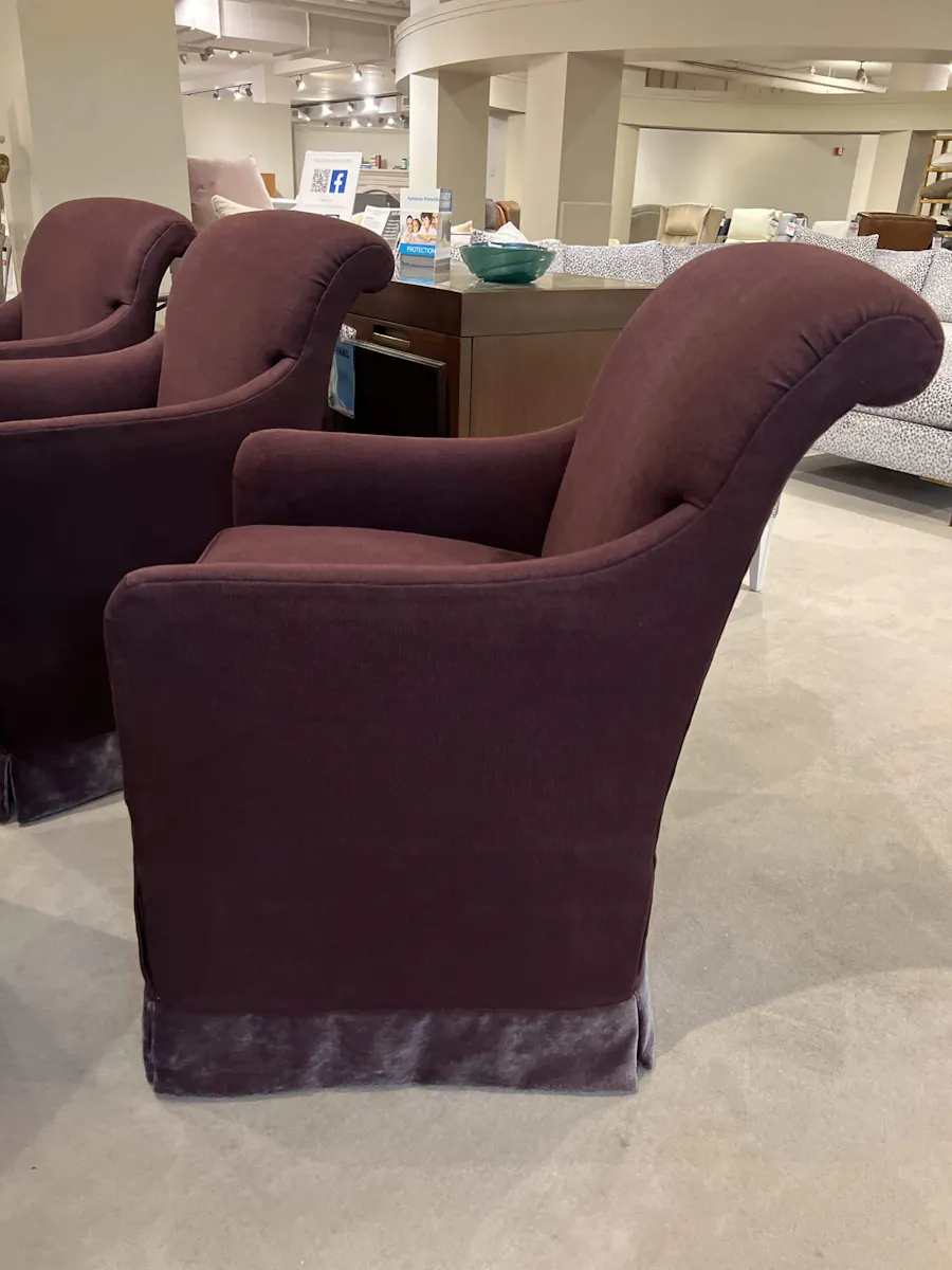 Hickory Chair HC2605-19/220 Lindsay Chair W/ Casters Hickory Chair HC2605-19/220 Lindsay Chair W/ Casters