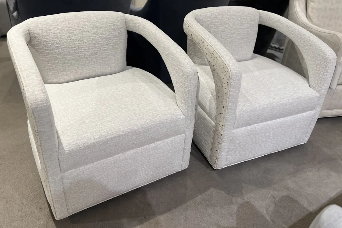 Jessica Charles 5233-S/10852,10853 Carmela Swivel Chair Jessica Charles 5233-S/10852,10853 Carmela Swivel Chair